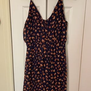 She & Sky Patterned Wide Leg Jumpsuit